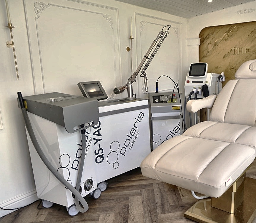 Polaris QS-YAG Q-switched tattoo removal laser at The Skinician, Preston